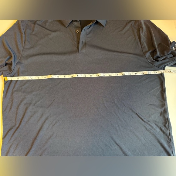 Original Penguin Blue Polo Classic Design Golf Performance Shirt - Picture 6 of 8